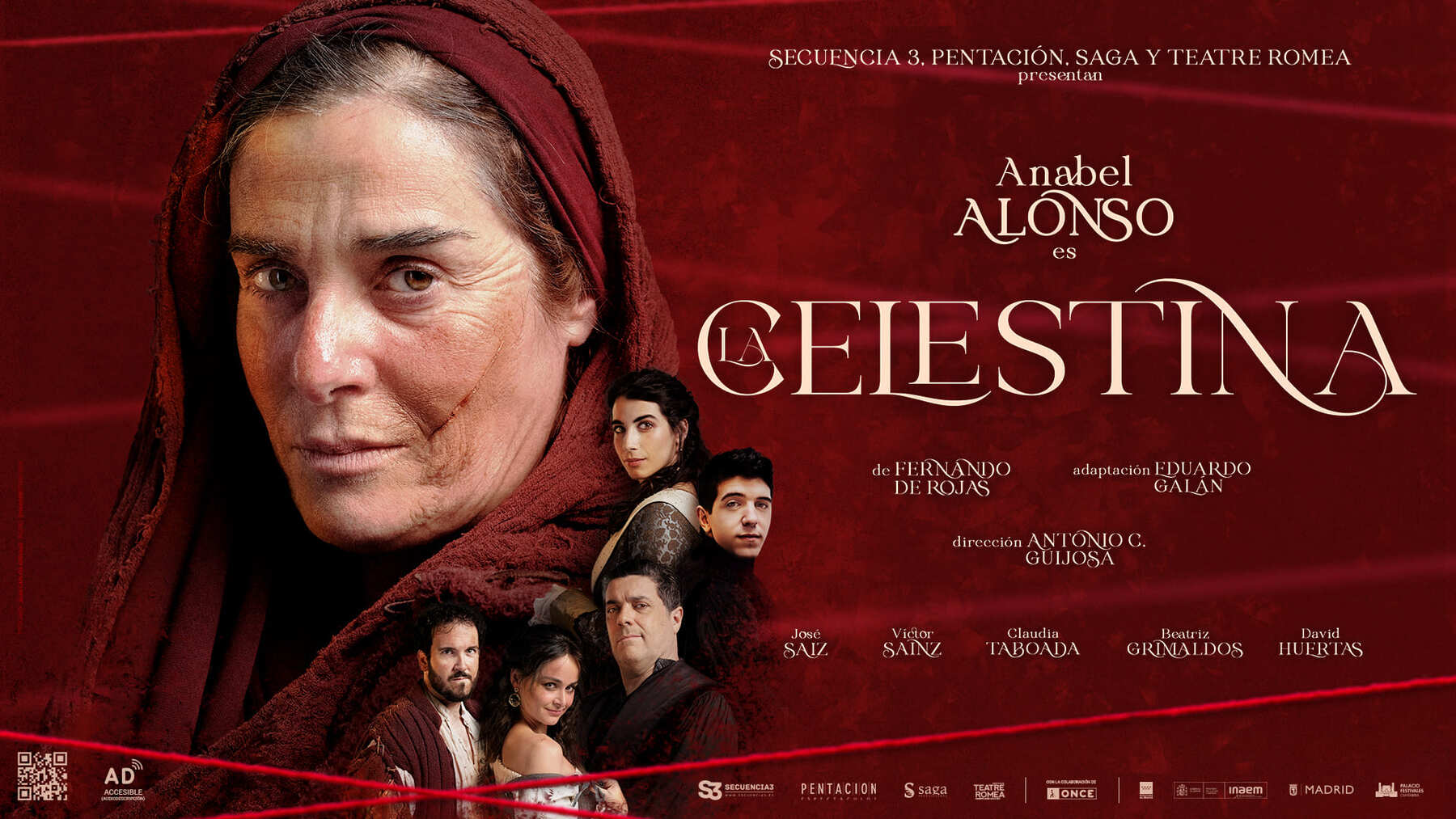 Anabel Alonso es Celestina desde el 18 de abril en el Teatro Reina Victoria